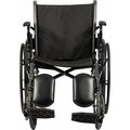 Dynarex Dynarex DynaRide S3 Lite Wheelchair, Flip Desk & Elevating Legrest, 20inW Seat 10231